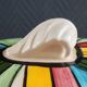 Vintage Ceramic Bonbonnière with Colourful Stripes - Jewellery Box