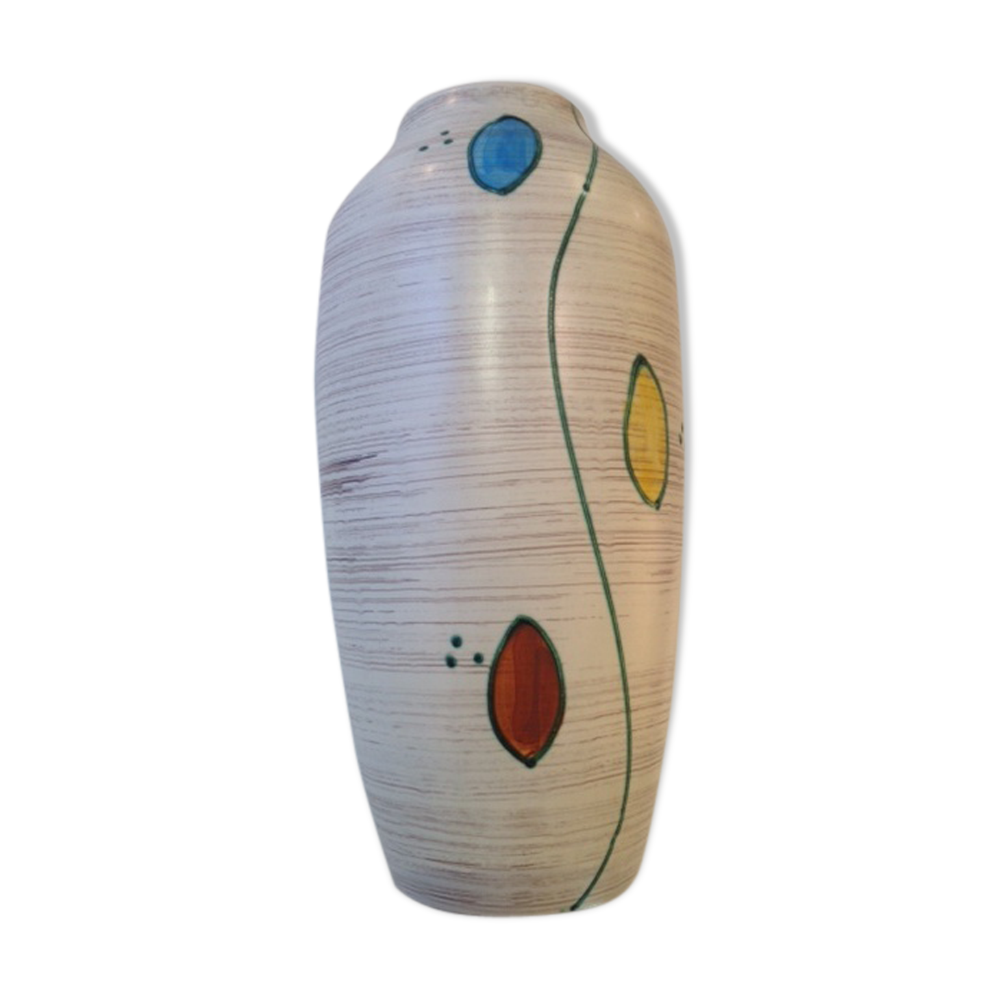 German ceramic vase 50s