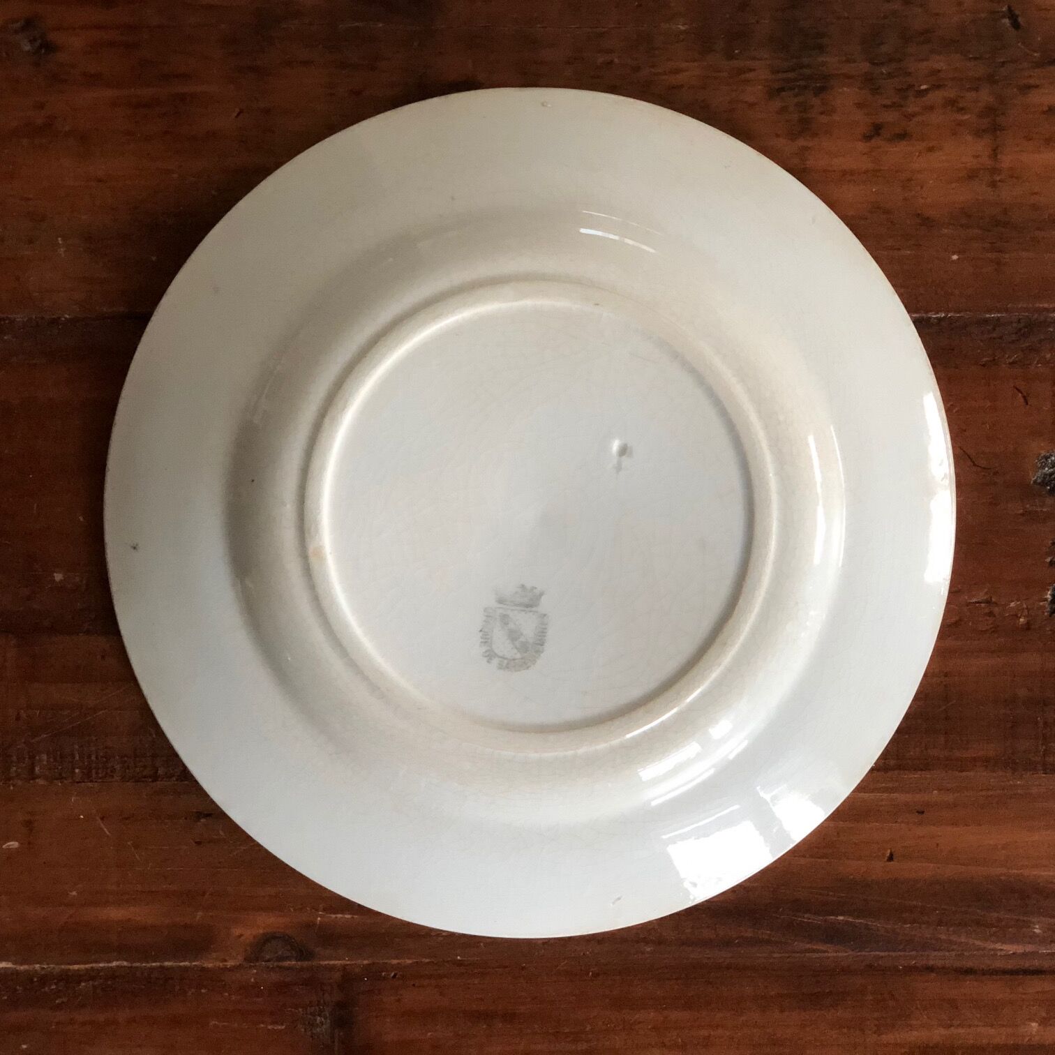 Ancient Plate Opaque of Sarreguemines