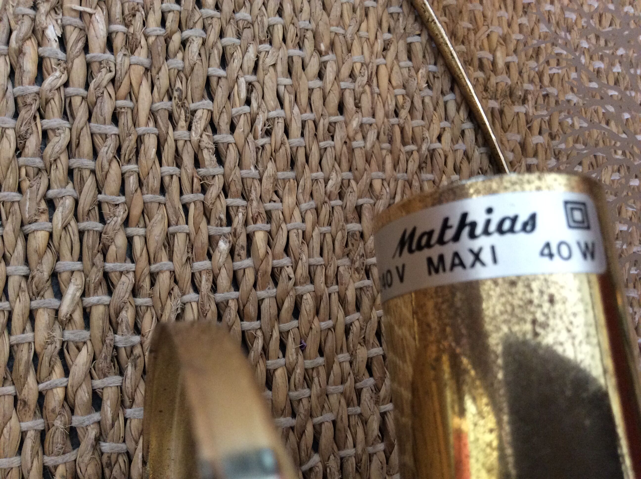 4 vintage wall lamps