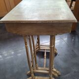 painted and patinated nesting tables