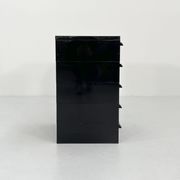 Black box with 5 drawers model "4601" by Simon Fussell for Kartell, 1970