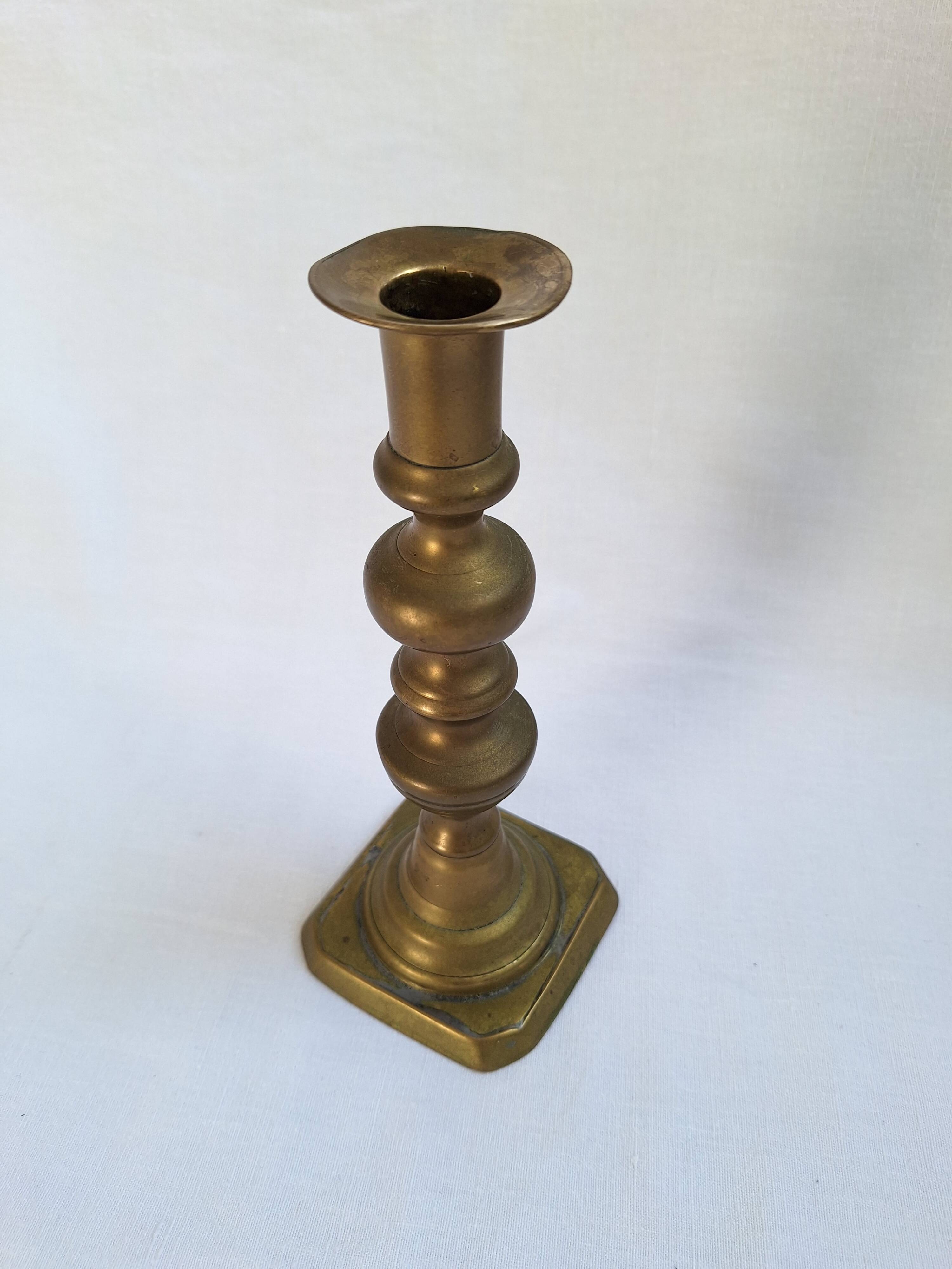 Vintage brass candle holder