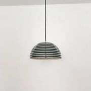 Chromed 1970s Pendant Lamp by Kazuo Motozawa for Staff