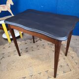 Vintage art deco table 1930 in solid wood