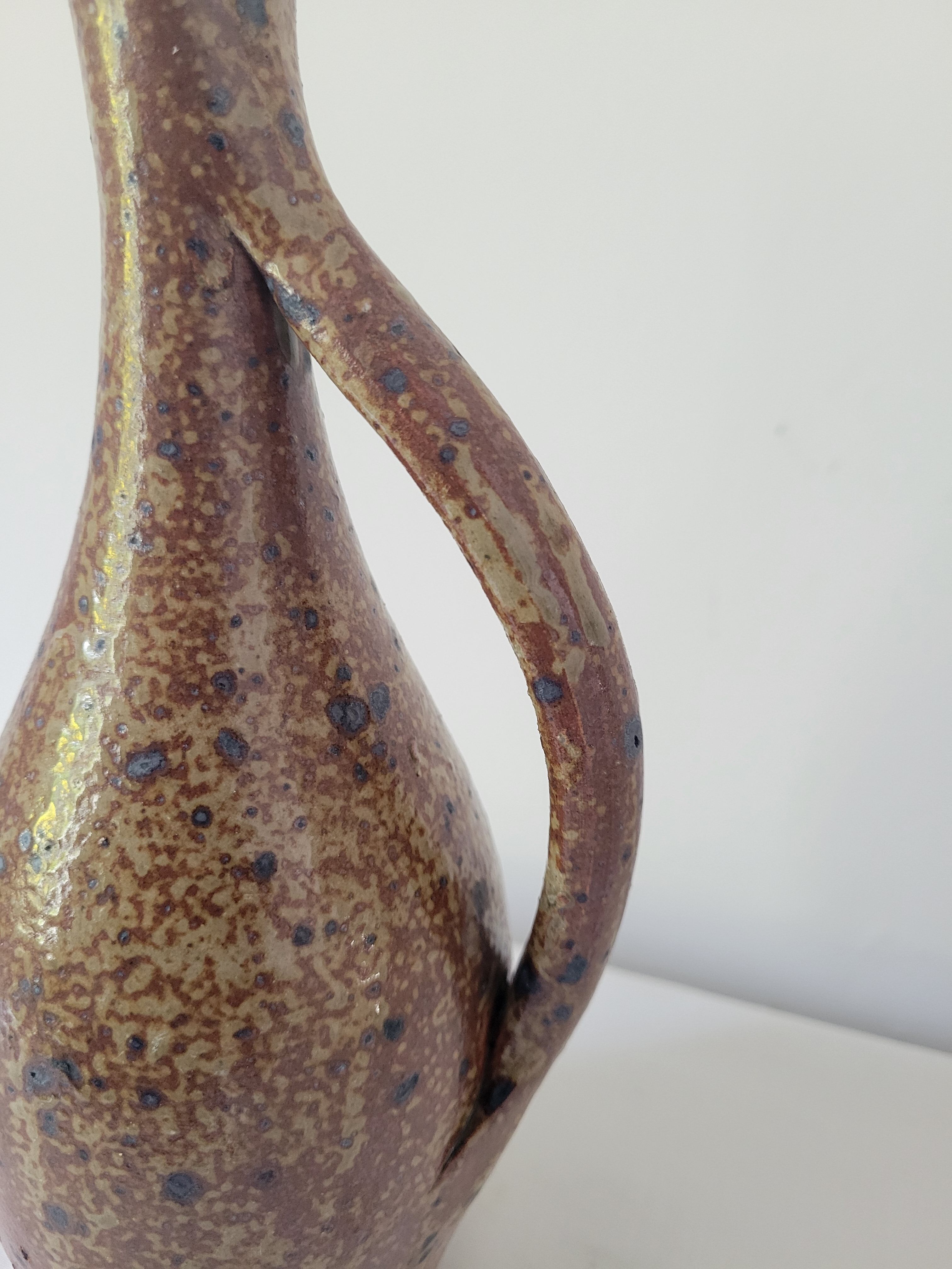 Pyrite sandstone vase