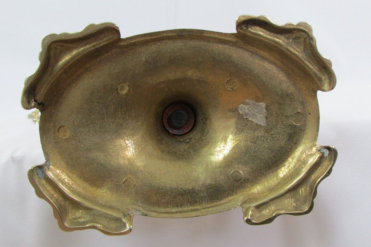 Table psyche, bronze tilting mirror