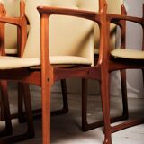 Un ensemble de six fauteuils des années 1960/1970 pour Vamdrup Stolefabrik