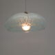 Old opaline suspension, blue clichy