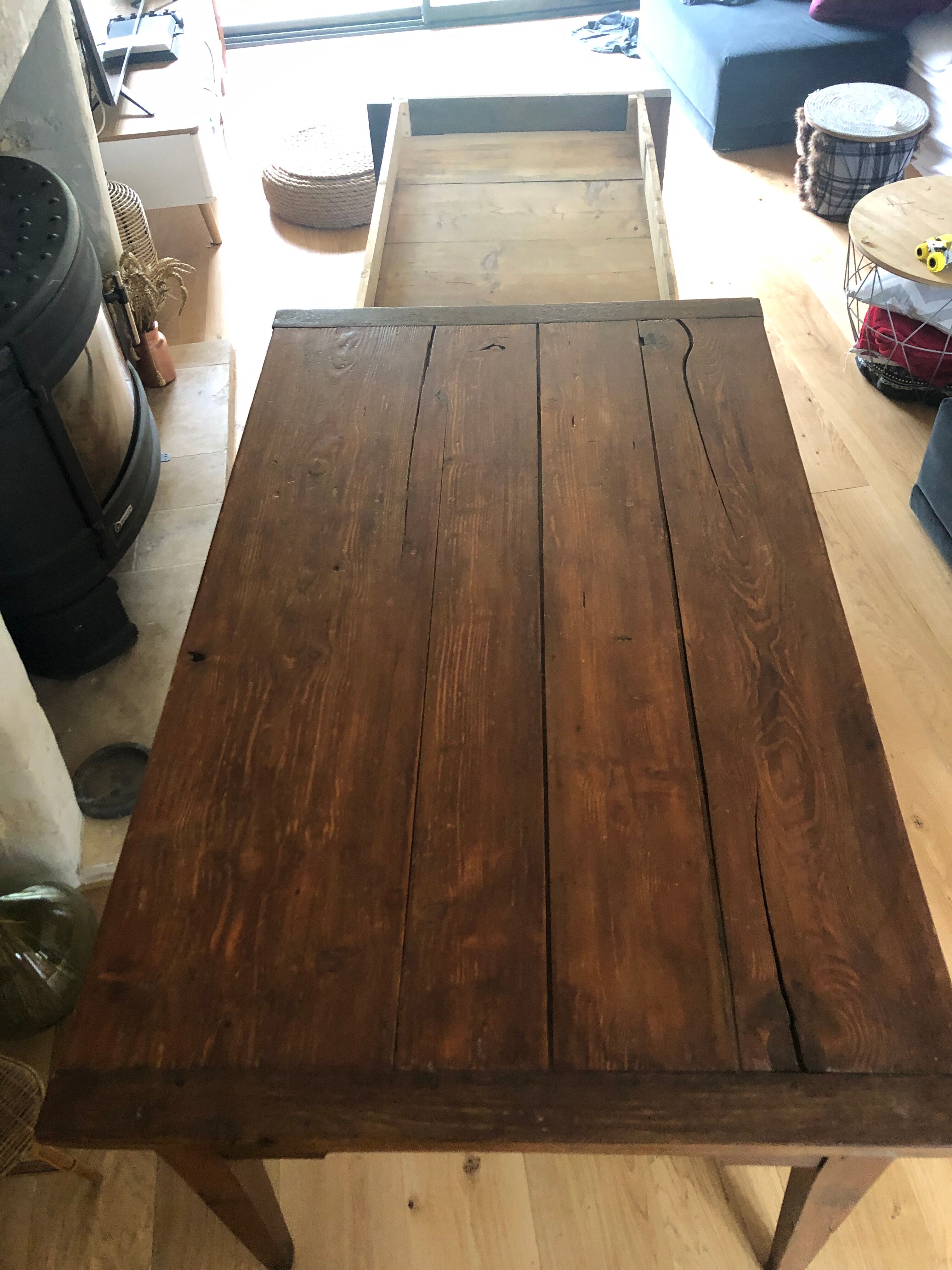 Extendable kneading farm table