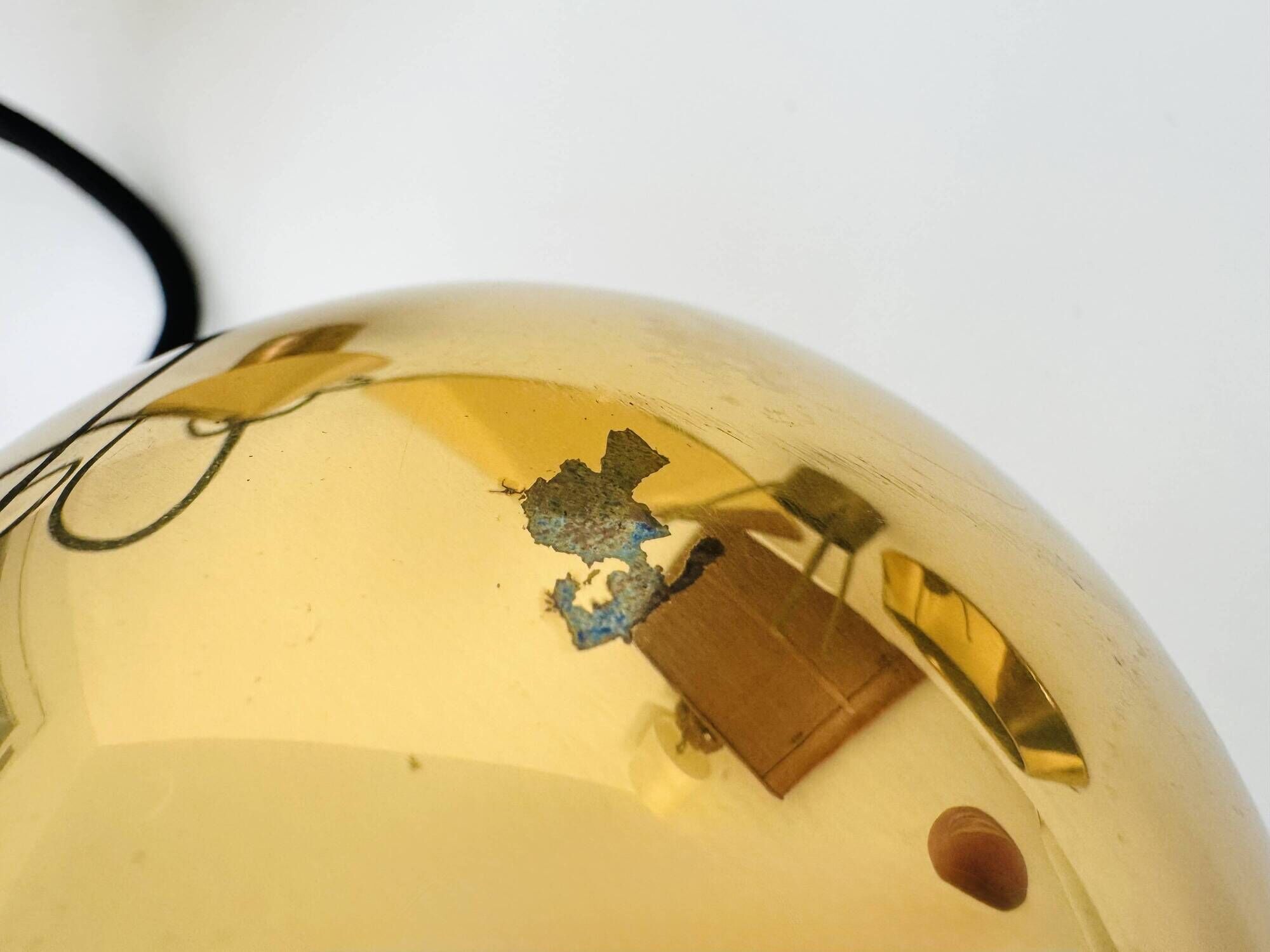 Adjustable Brass Keos Pendant Lamp with Counterweight by Florian Schulz