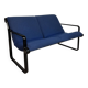 Two-seater bench Bruce Hannah & Andrew Morrison for Knoll