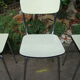 Lot of two chairs and two stools in formica