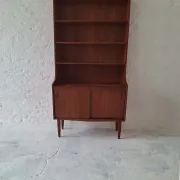 Danish teak bookcase Johannes Sorth attr., 1960s
