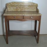 Old dressing table early 20th in walnut