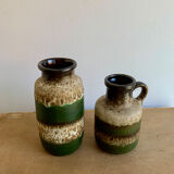 Pottery vases West Germany, 1960s