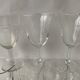 14 antique stemmed glasses