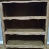 Bookcase in raw oak