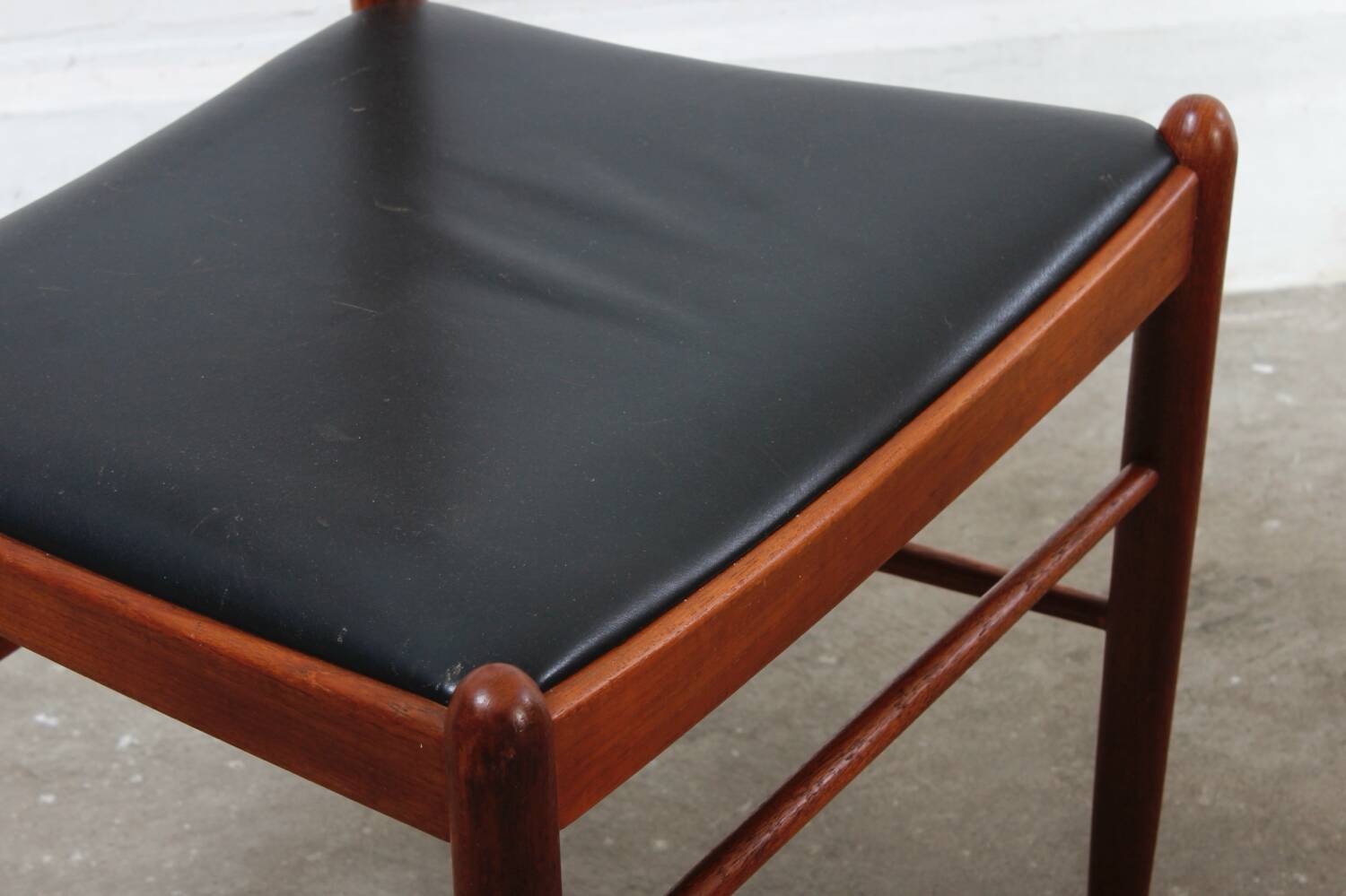 4er Set Teak Stühle von Vestervig Eriksen danish design Vintage