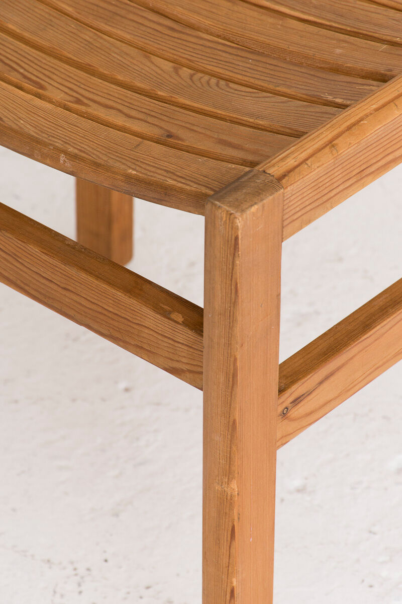 4 pine dining chairs