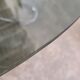 Glass coffee table