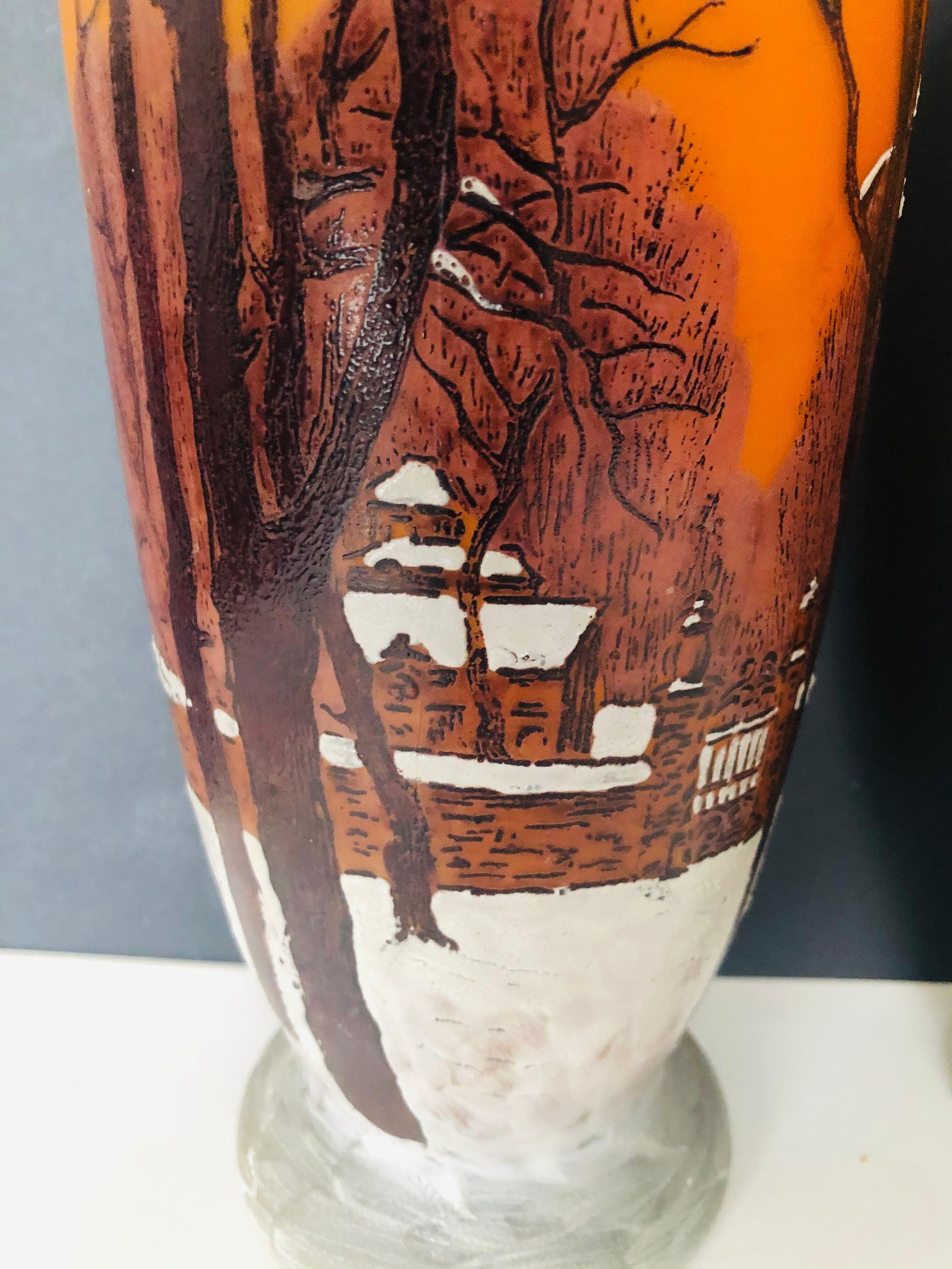 Pair of Art Nouveau vases