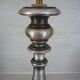 Old turned wooden lamp foot