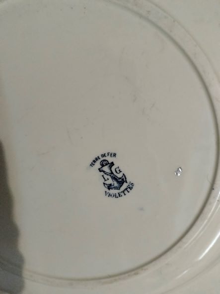 Ancient Iron Earth serving dish