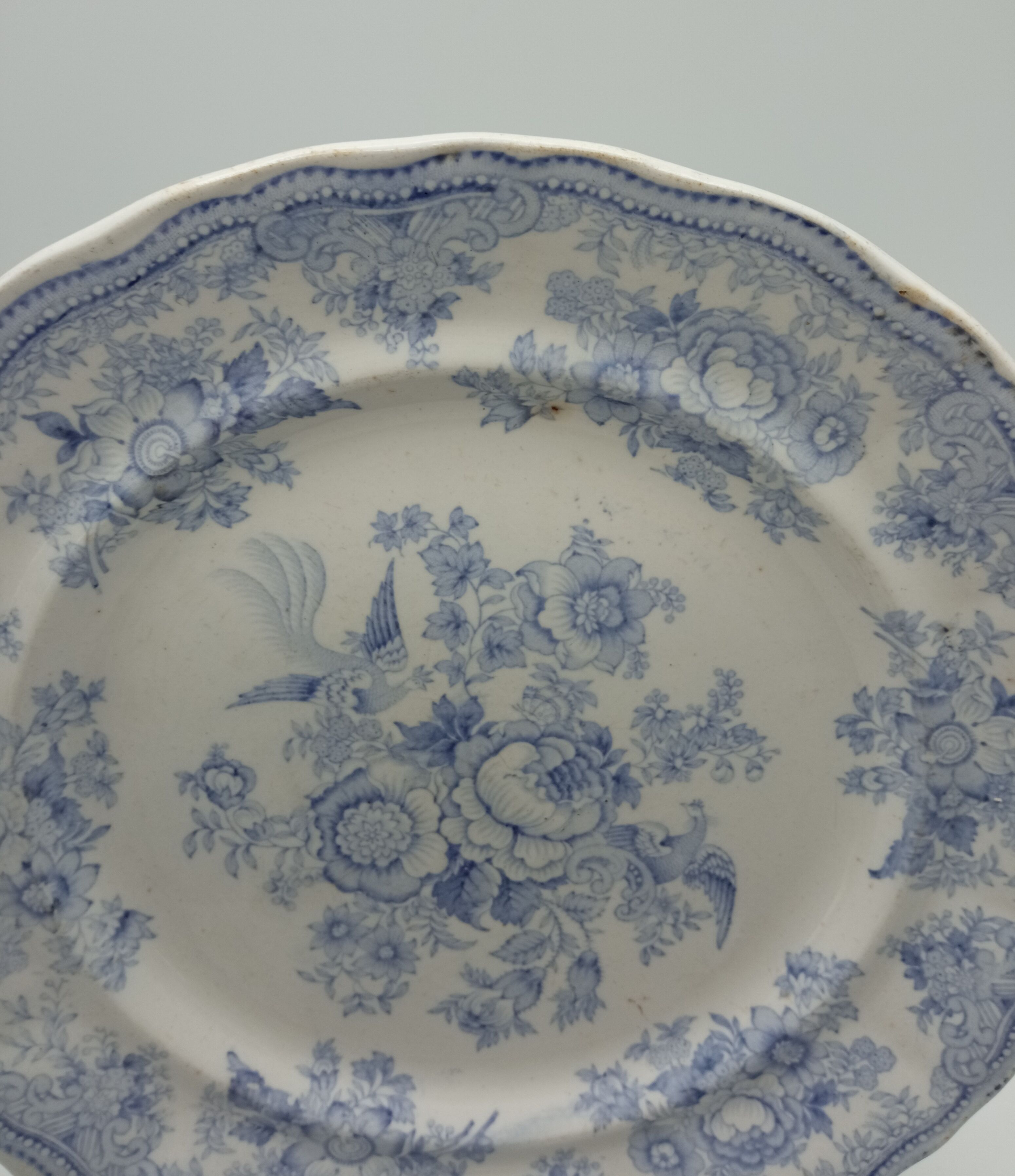 Plates in English earthenware