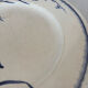 Antique blue night ironstone plate with floral pattern | Earthenware