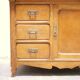Antique washbasin cabinet in marble and wood