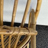 Armchair child wicker shell 70s