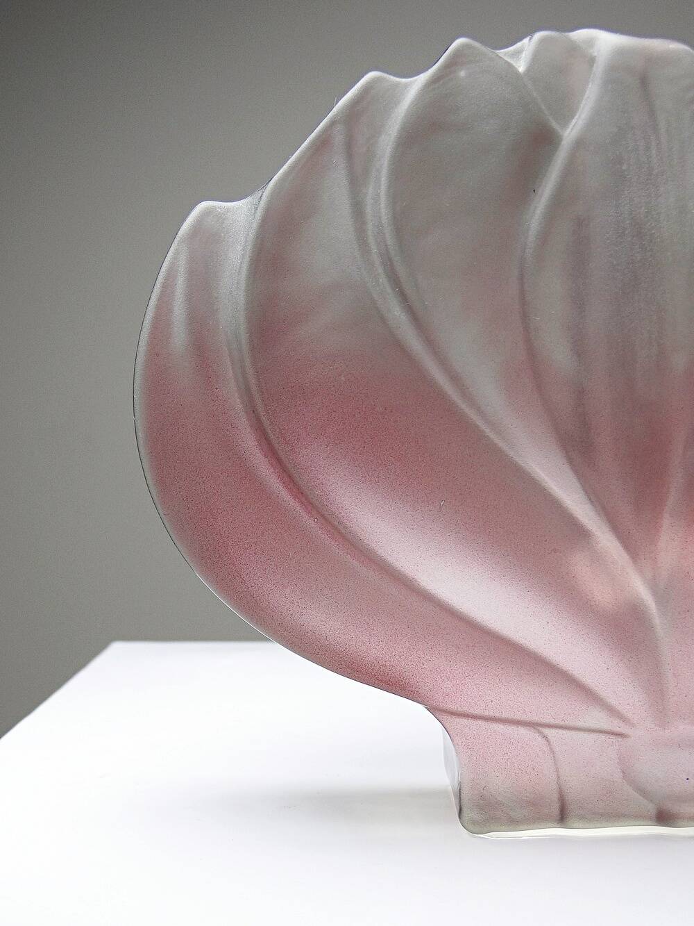 Vase soliflore lotus Walther Glas vintage Allemagne années 70