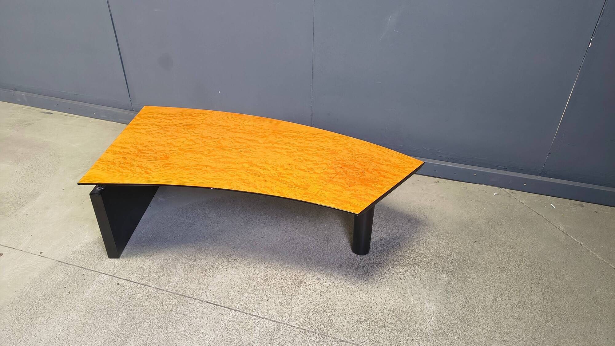 Burl wood coffee table by Cattelan Italy, 1990s