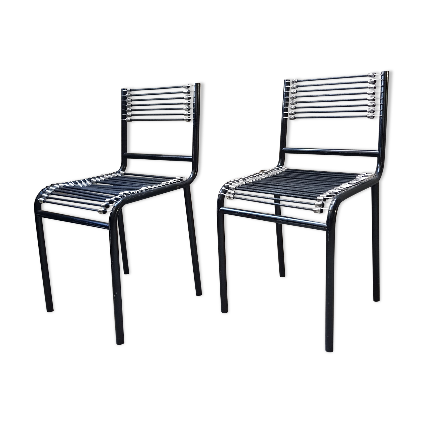 Pair of René Herbst sandow chairs