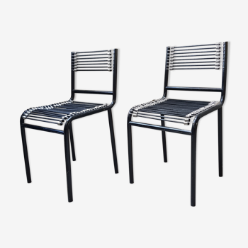 Paire de chaises sandow René Herbst