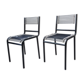 Paire de chaises sandow René Herbst