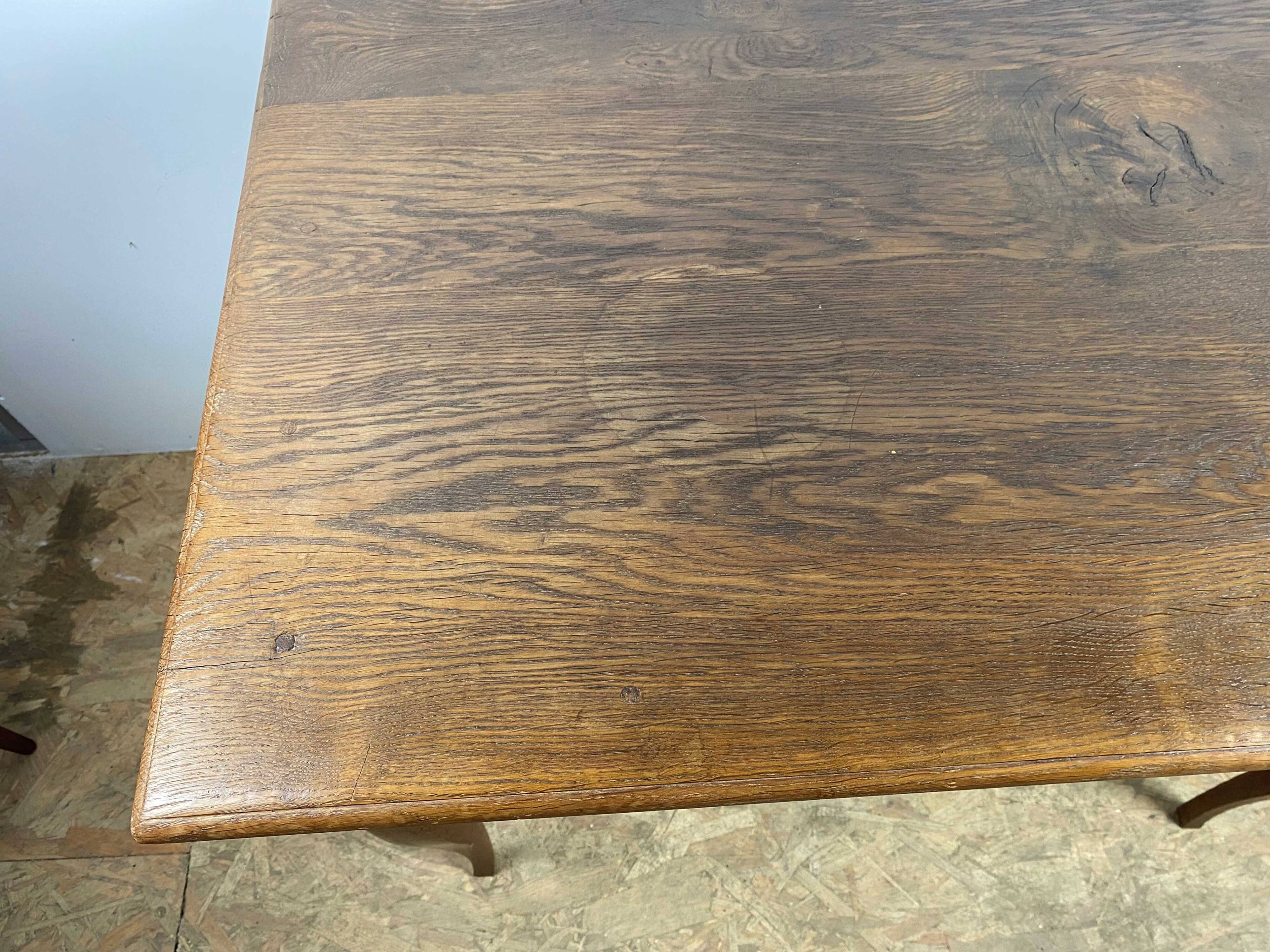One drawer desk in solid oak 1900