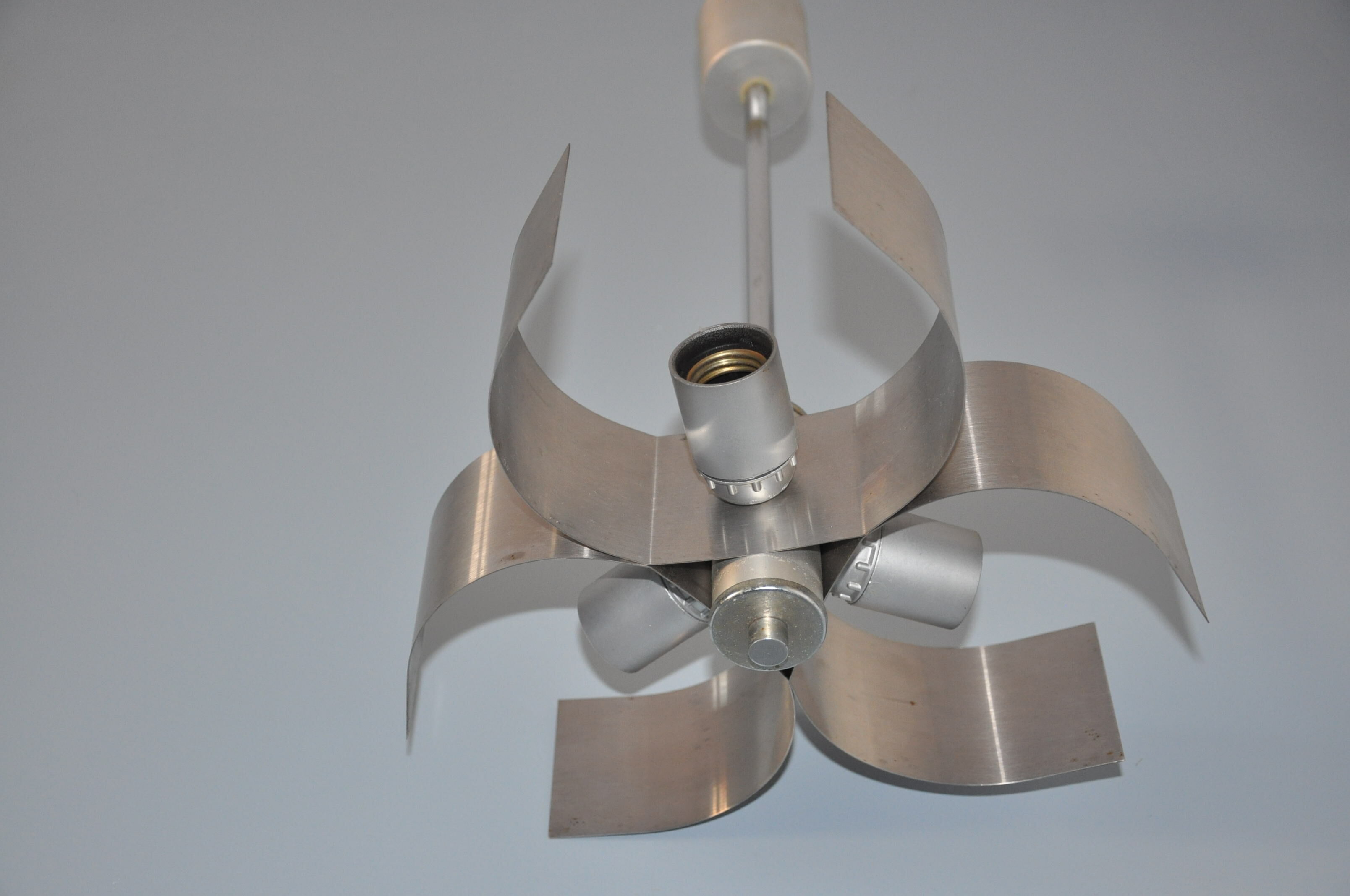 Brushed aluminum hanging 70s