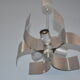 Brushed aluminum hanging 70s
