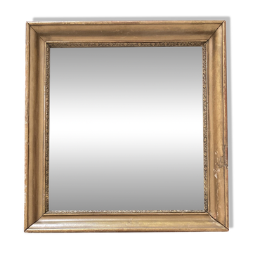 Petit Miroir ancien - bois doré