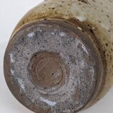 Pyrite stoneware vase with scarified wave decoration - 1970s