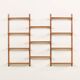 Preben Sorensen, PS System shelving unit on wooden brackets, 1960s