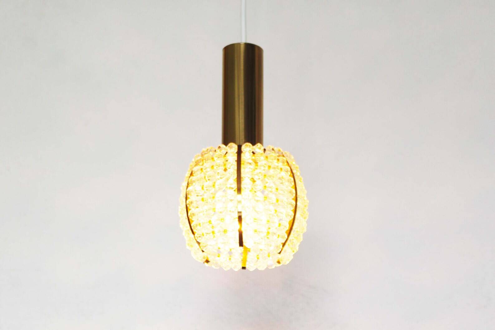 Petit Vintage pendant chandelier by Emil Stejnar for Rupert Nikoll