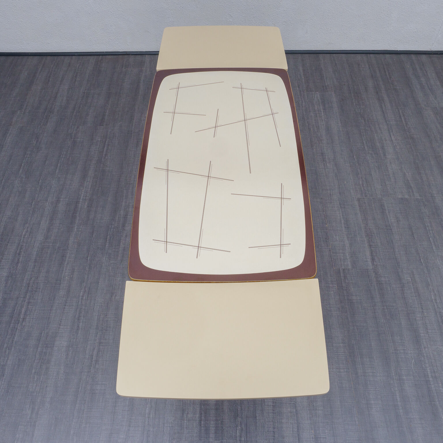 Table high-low 50s, height adjustable, expandable