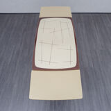 Table high-low 50s, height adjustable, expandable