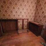 Small late 19th century English mahogany bookcase
