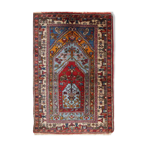 Tapis vintage turc konya fait main 81cm x 130cm 1950s, 1c528