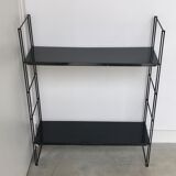 Metal string wall shelf - design 1960