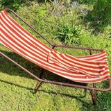 Vintage portable and removable deckchair